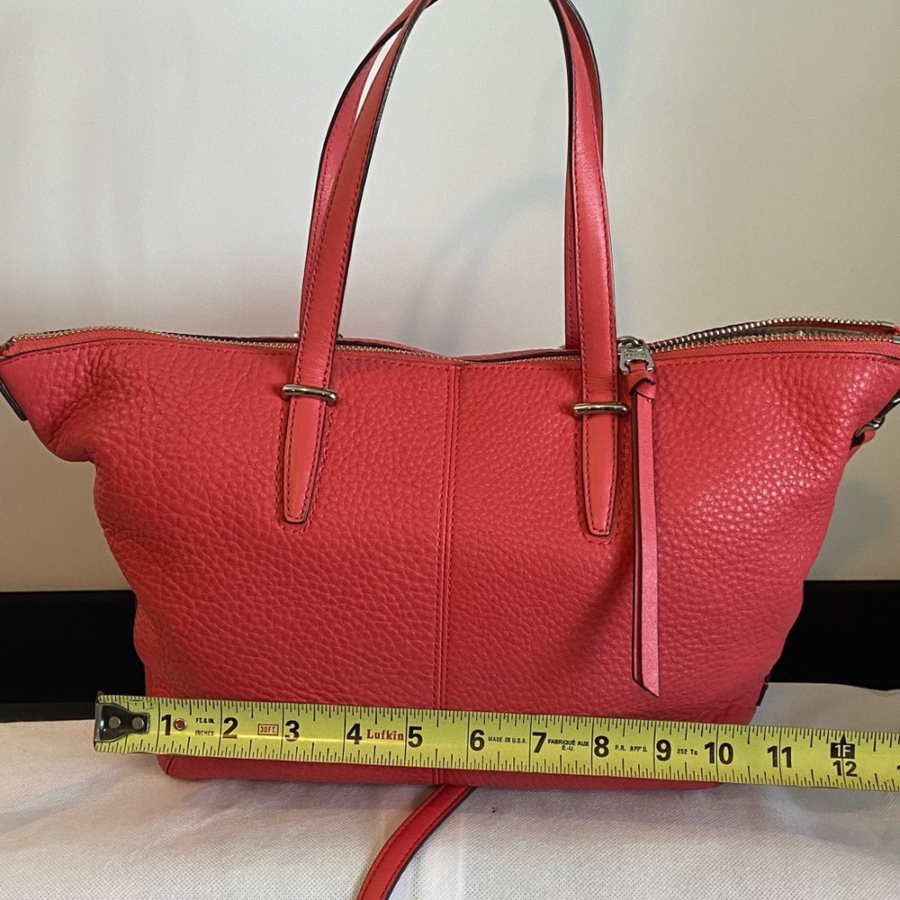 COACH bag in watermelon/salmon red